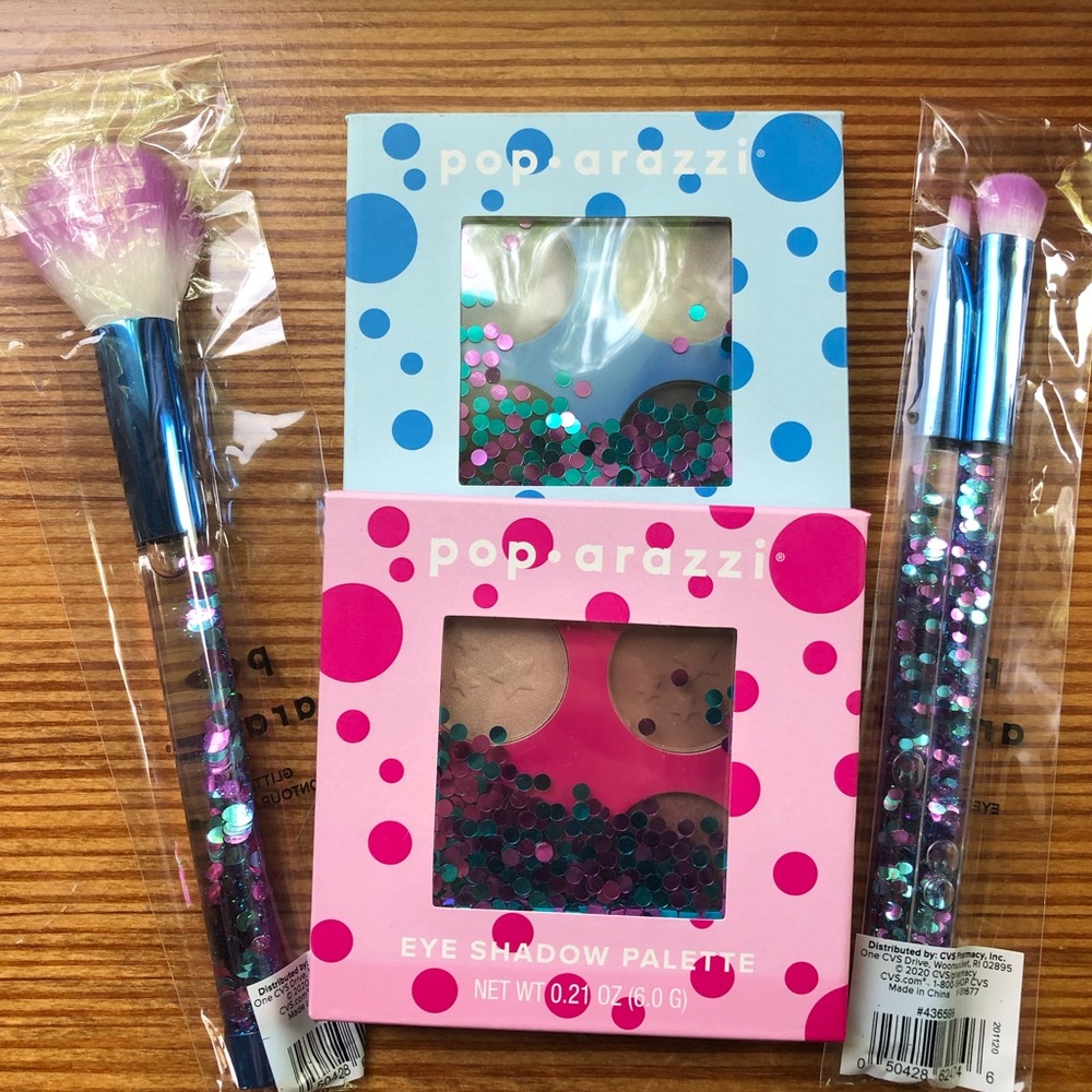 🌸 Poparazzi Eye Shadow and Brush Bundle 🌸